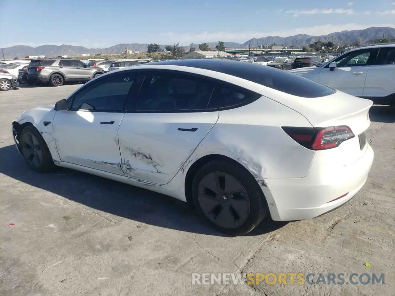 2 Photograph of a damaged car 5YJ3E1EA4PF412696 TESLA MODEL 3 2023