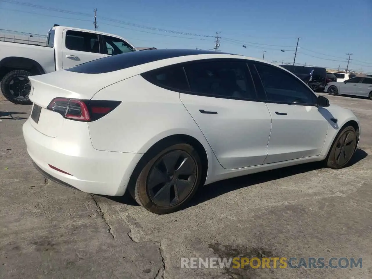 3 Photograph of a damaged car 5YJ3E1EA4PF412696 TESLA MODEL 3 2023