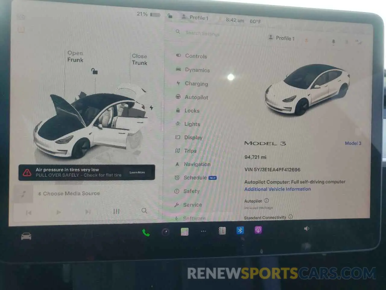 9 Photograph of a damaged car 5YJ3E1EA4PF412696 TESLA MODEL 3 2023