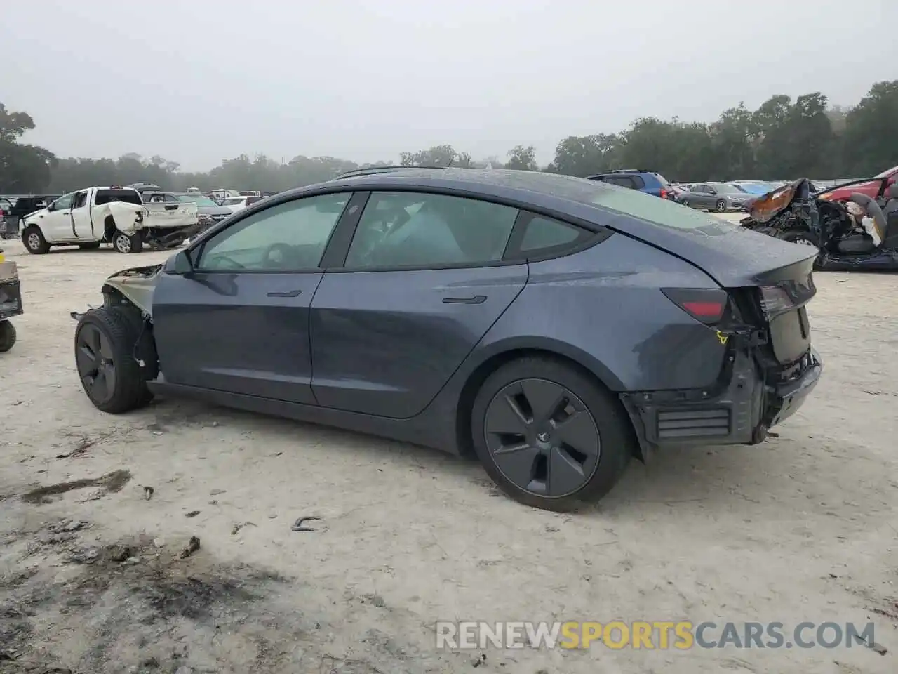 2 Photograph of a damaged car 5YJ3E1EA4PF413492 TESLA MODEL 3 2023