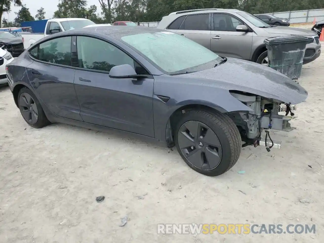 4 Photograph of a damaged car 5YJ3E1EA4PF413492 TESLA MODEL 3 2023