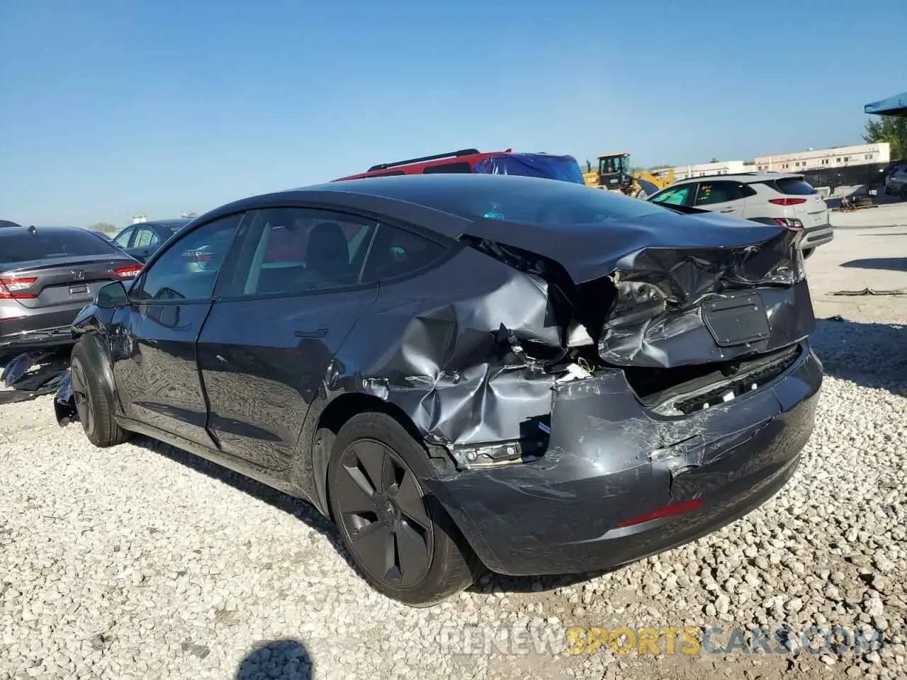 2 Photograph of a damaged car 5YJ3E1EA4PF421981 TESLA MODEL 3 2023