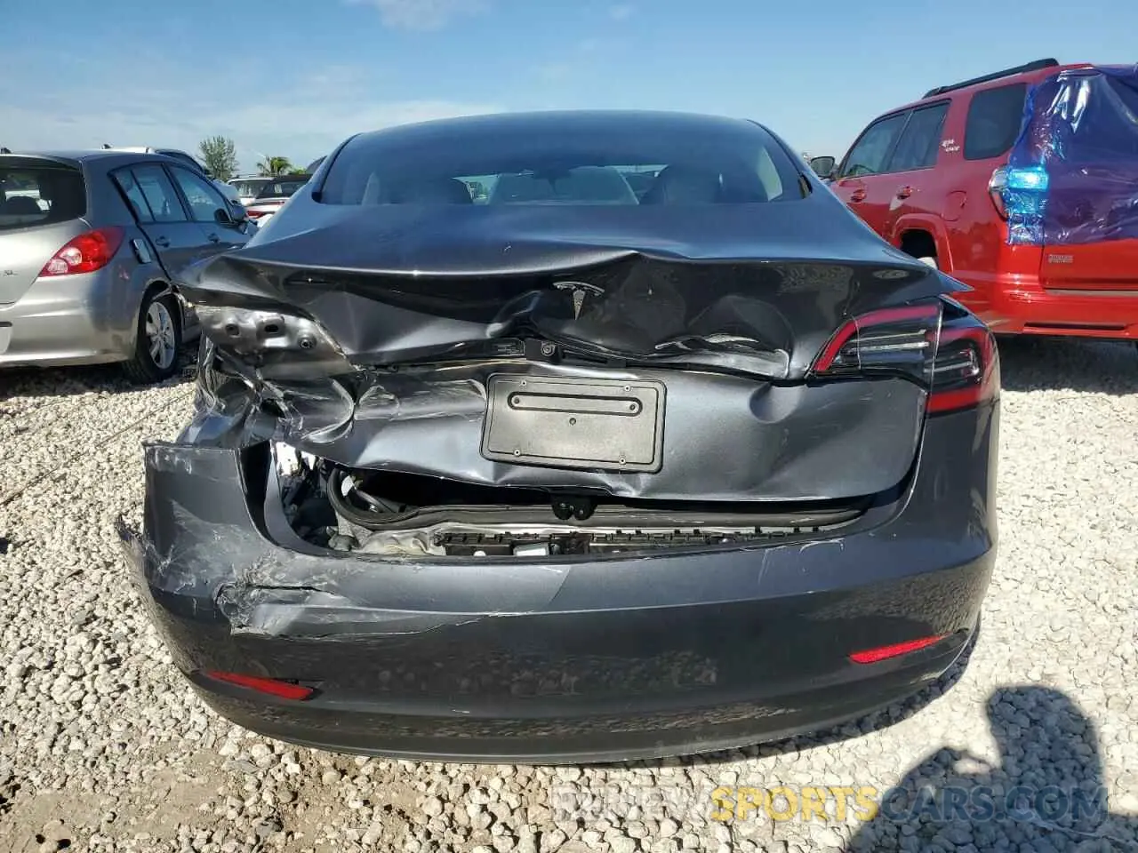 6 Photograph of a damaged car 5YJ3E1EA4PF421981 TESLA MODEL 3 2023