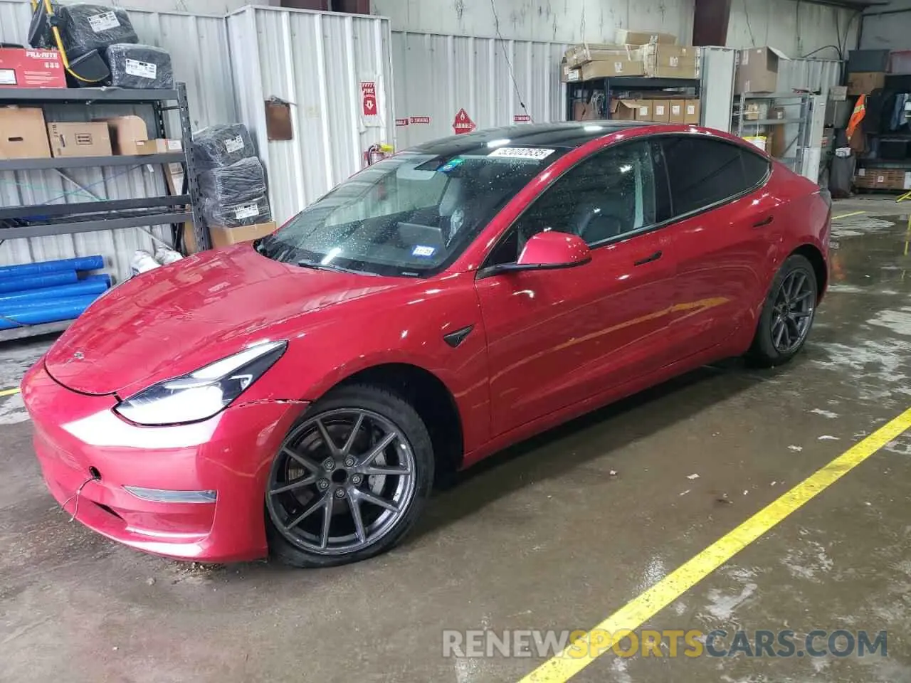 1 Photograph of a damaged car 5YJ3E1EA4PF423777 TESLA MODEL 3 2023