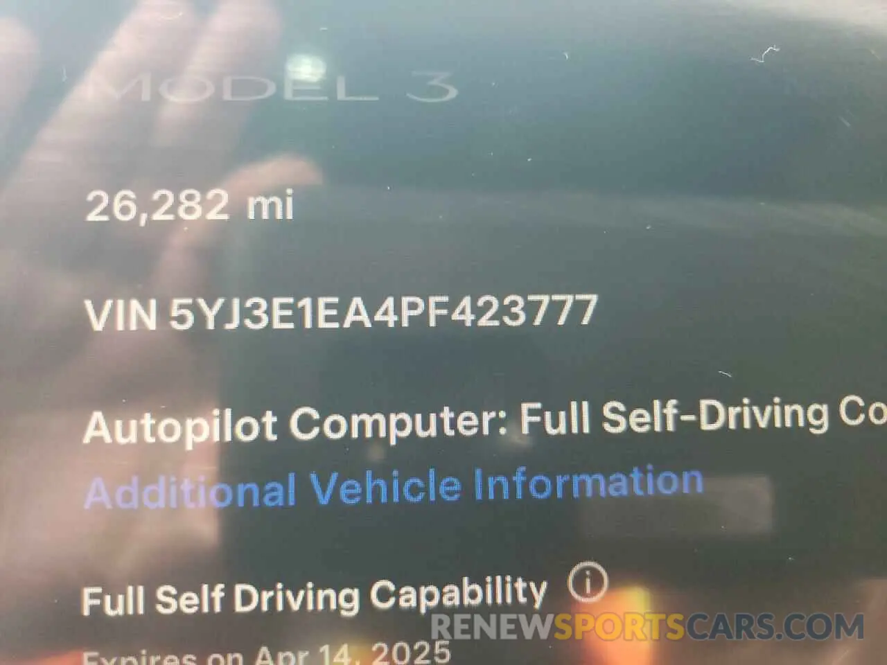 9 Photograph of a damaged car 5YJ3E1EA4PF423777 TESLA MODEL 3 2023