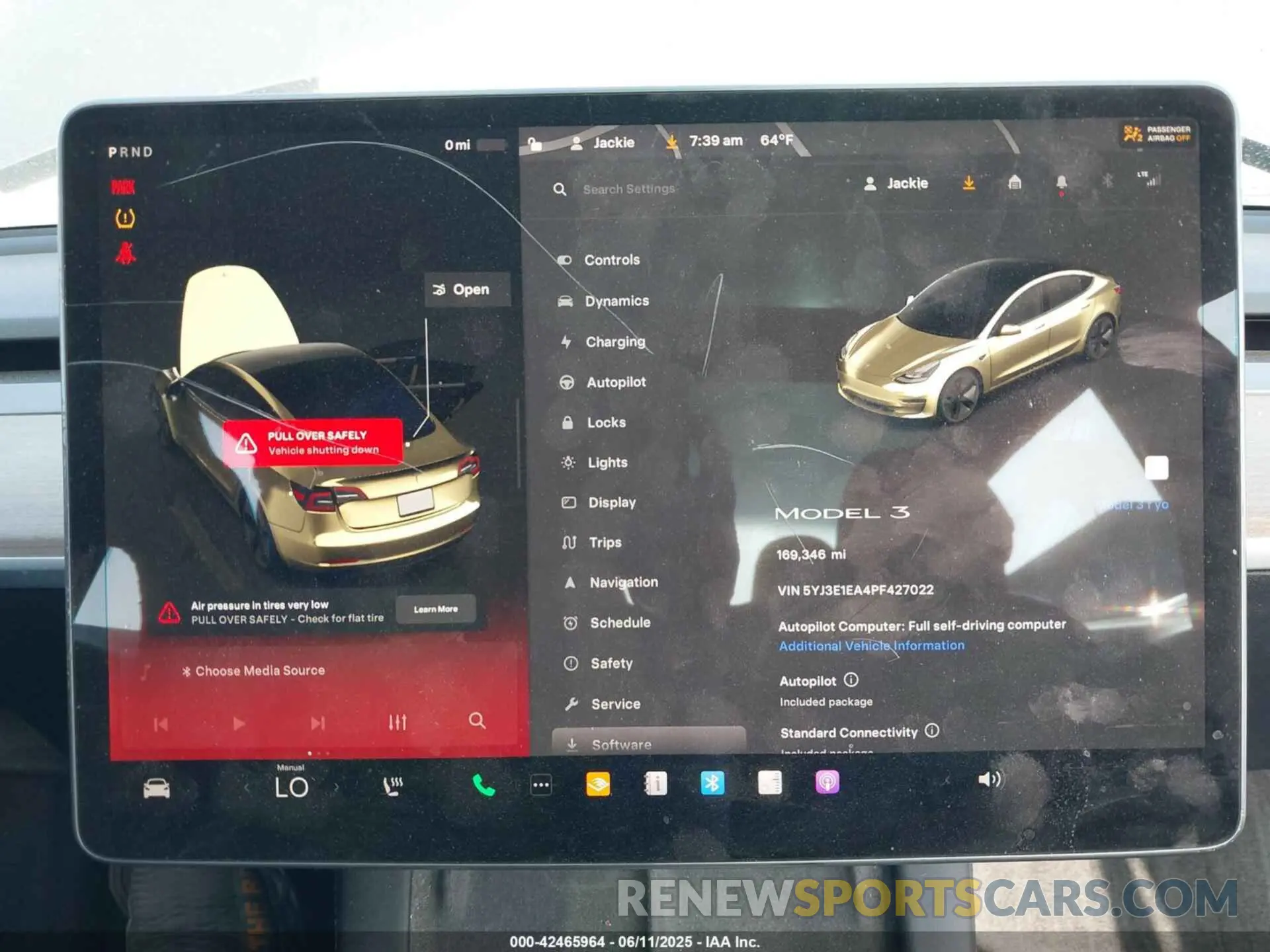 7 Photograph of a damaged car 5YJ3E1EA4PF427022 TESLA MODEL 3 2023