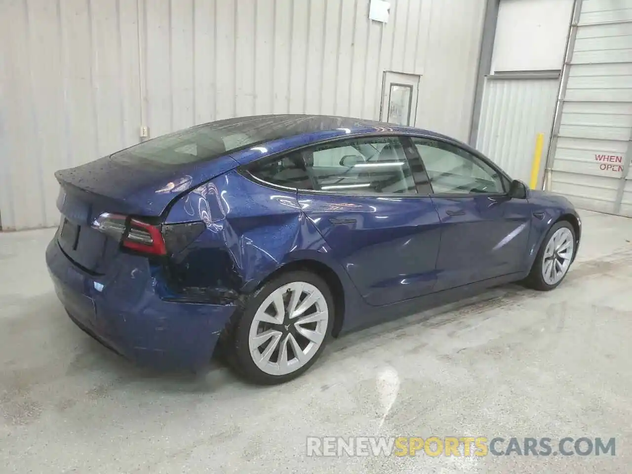 3 Photograph of a damaged car 5YJ3E1EA4PF434987 TESLA MODEL 3 2023