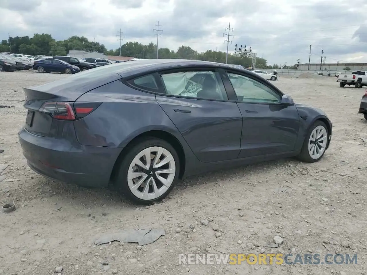 3 Photograph of a damaged car 5YJ3E1EA4PF435878 TESLA MODEL 3 2023
