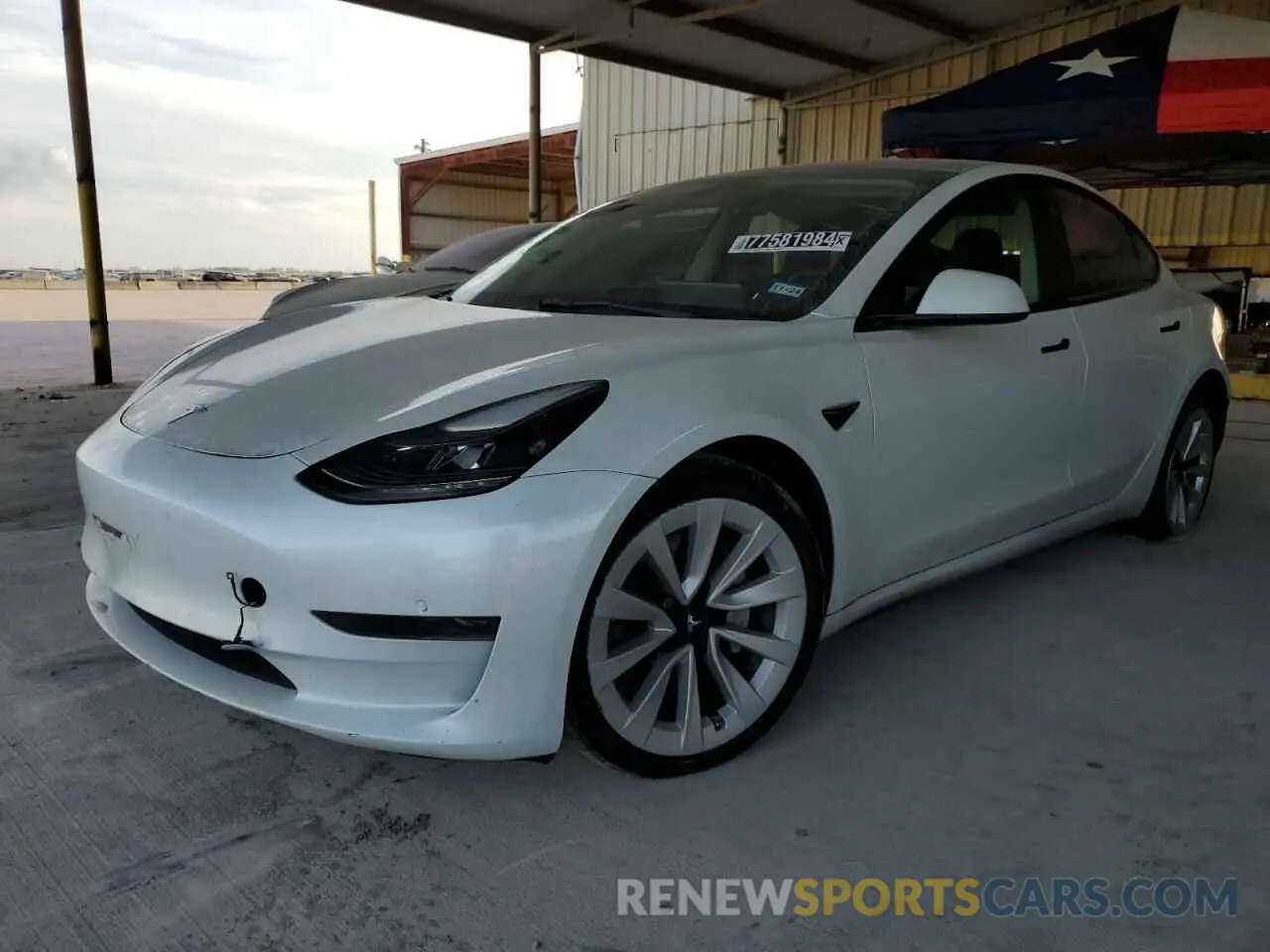1 Photograph of a damaged car 5YJ3E1EA4PF437324 TESLA MODEL 3 2023