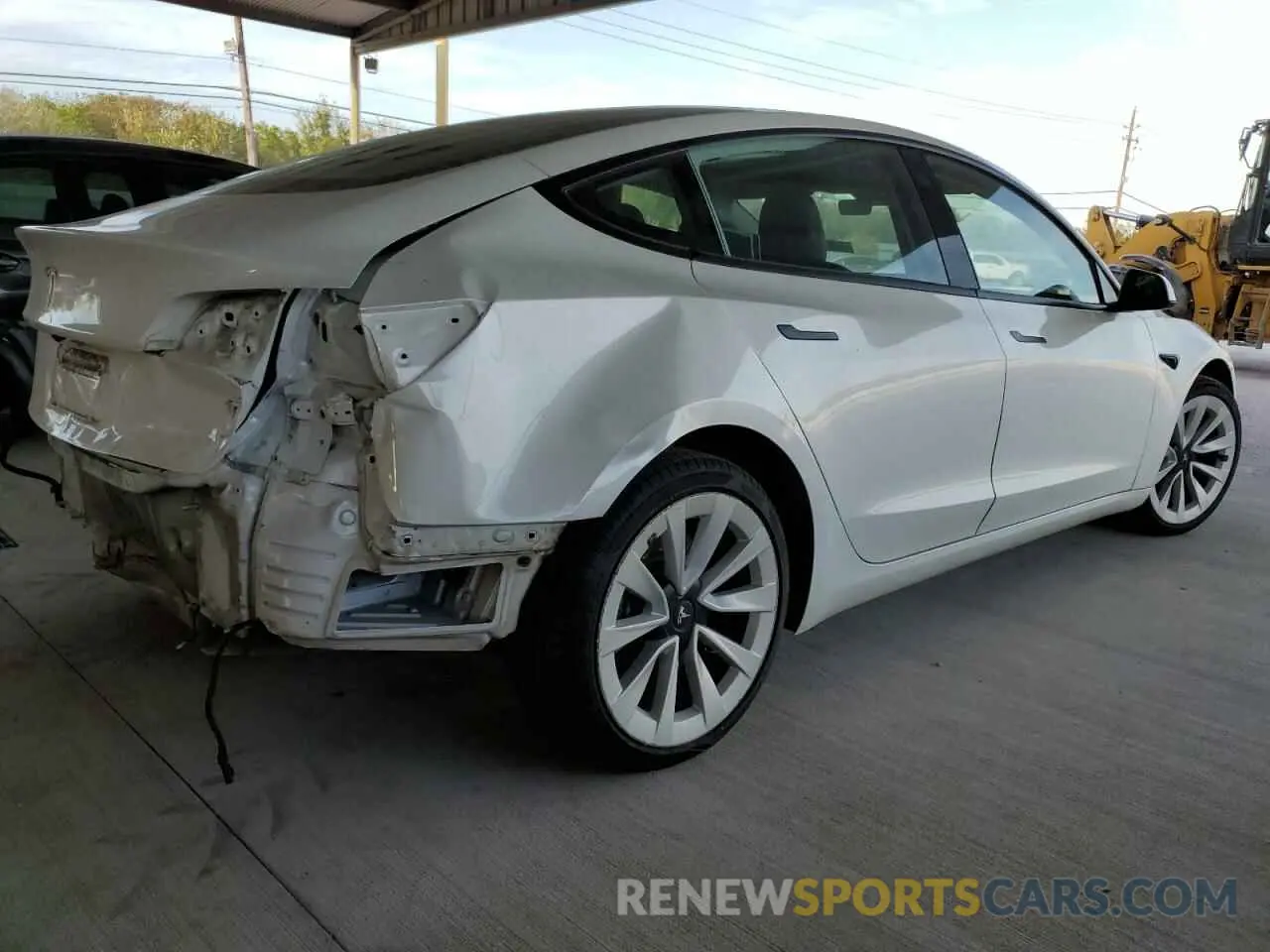 3 Photograph of a damaged car 5YJ3E1EA4PF437324 TESLA MODEL 3 2023