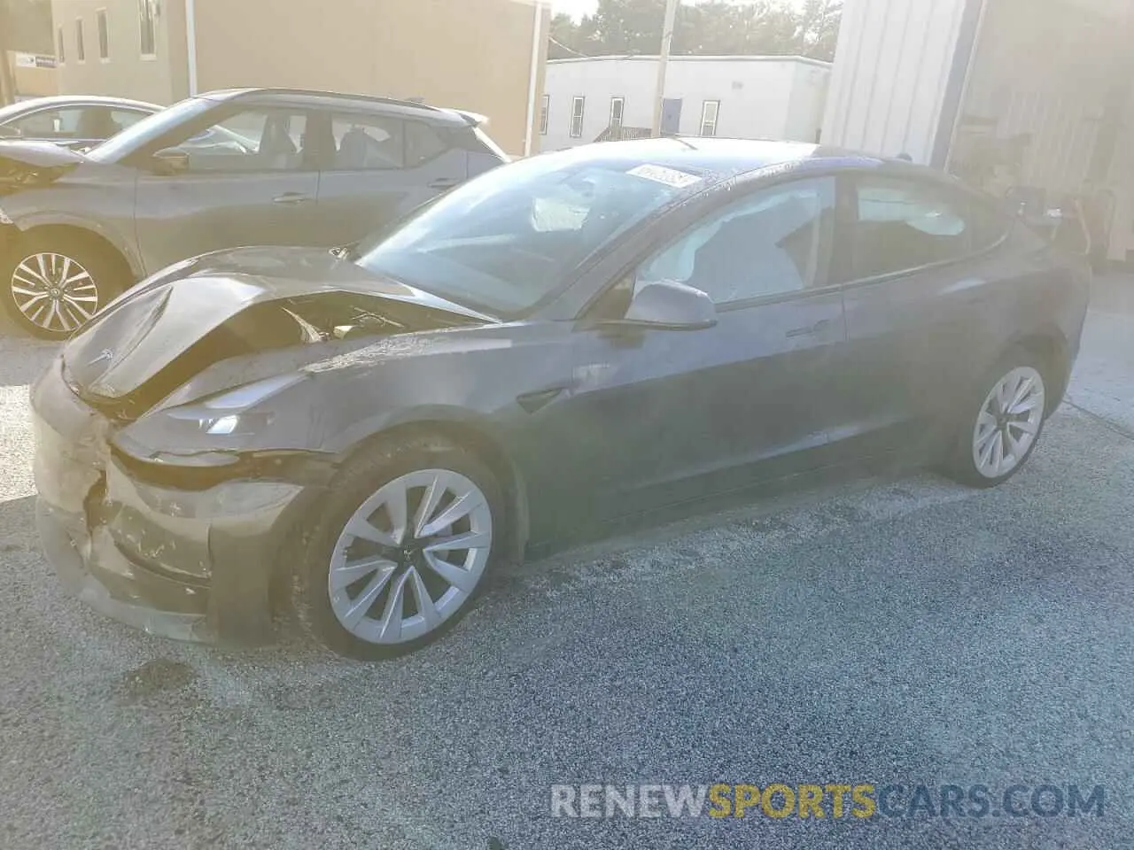 1 Photograph of a damaged car 5YJ3E1EA4PF437453 TESLA MODEL 3 2023