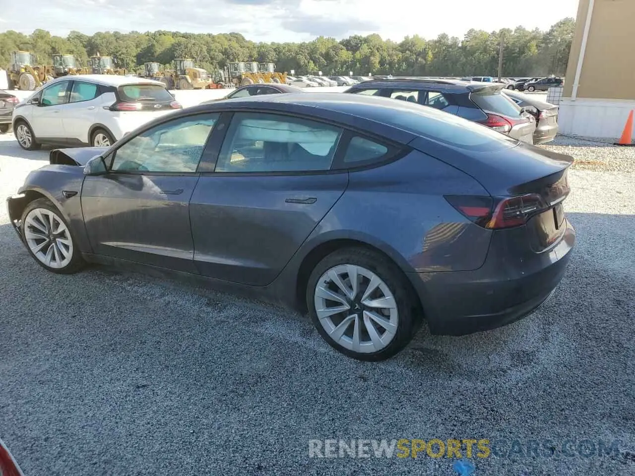 2 Photograph of a damaged car 5YJ3E1EA4PF437453 TESLA MODEL 3 2023