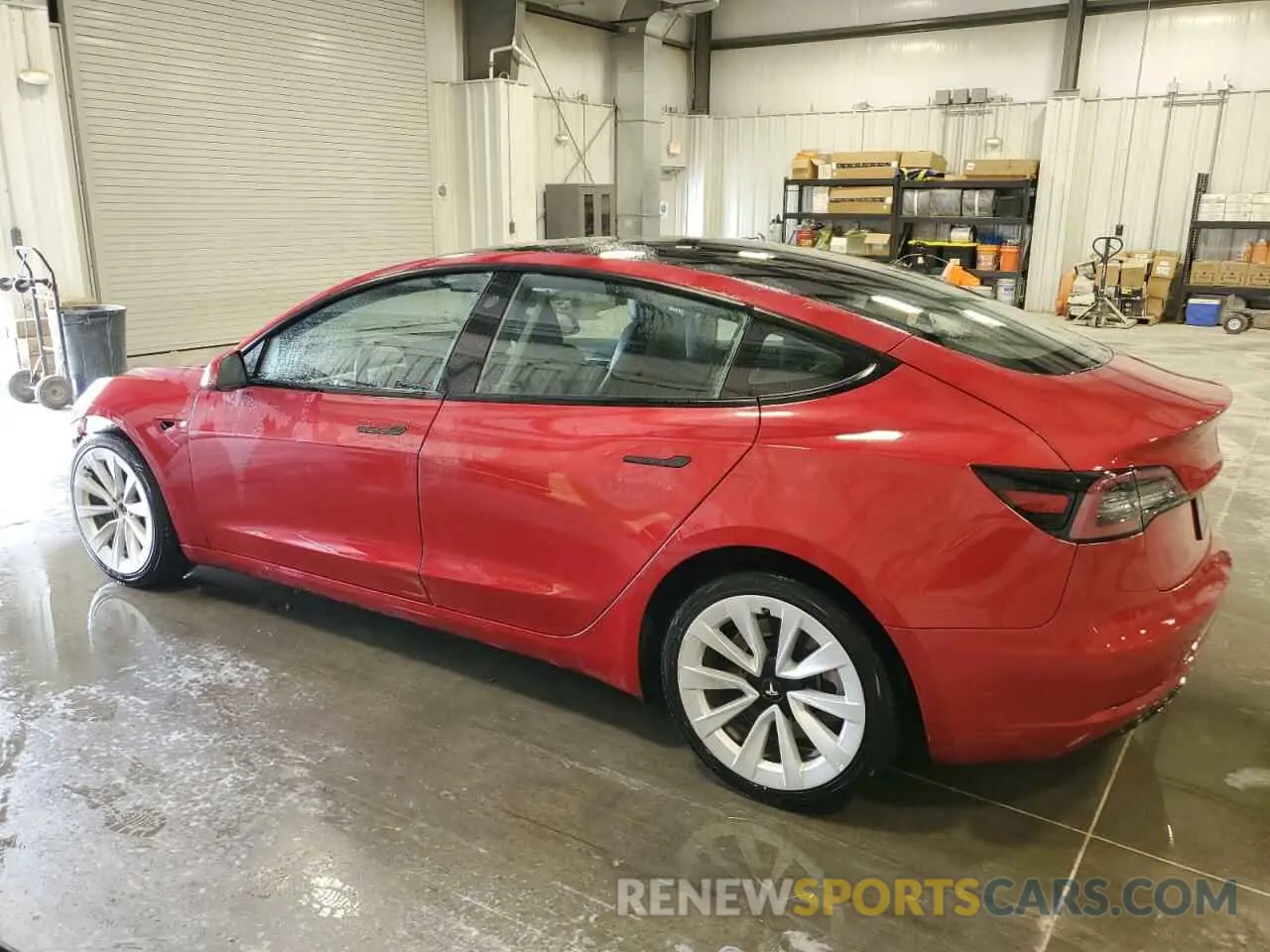 2 Photograph of a damaged car 5YJ3E1EA4PF437906 TESLA MODEL 3 2023