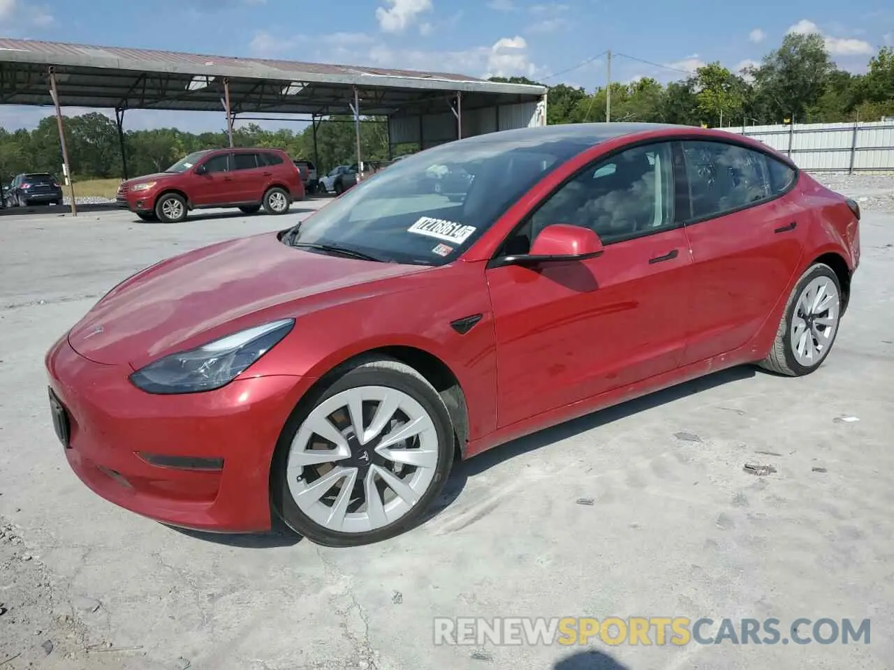 1 Photograph of a damaged car 5YJ3E1EA4PF439235 TESLA MODEL 3 2023