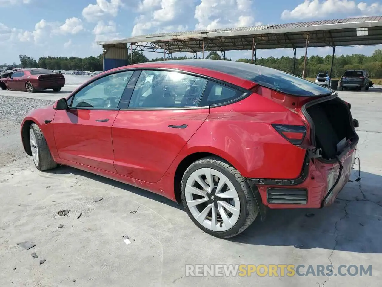2 Photograph of a damaged car 5YJ3E1EA4PF439235 TESLA MODEL 3 2023