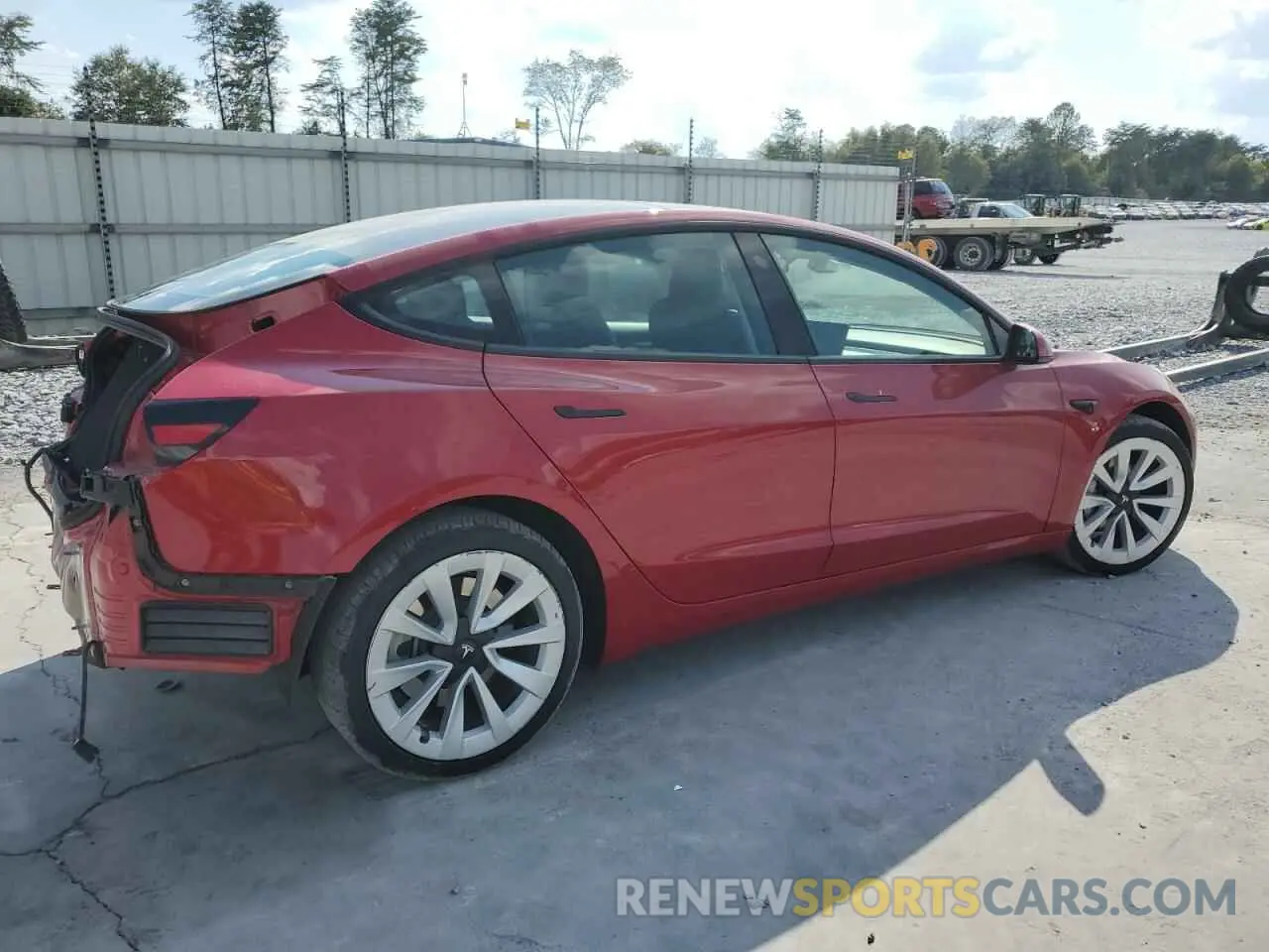 3 Photograph of a damaged car 5YJ3E1EA4PF439235 TESLA MODEL 3 2023