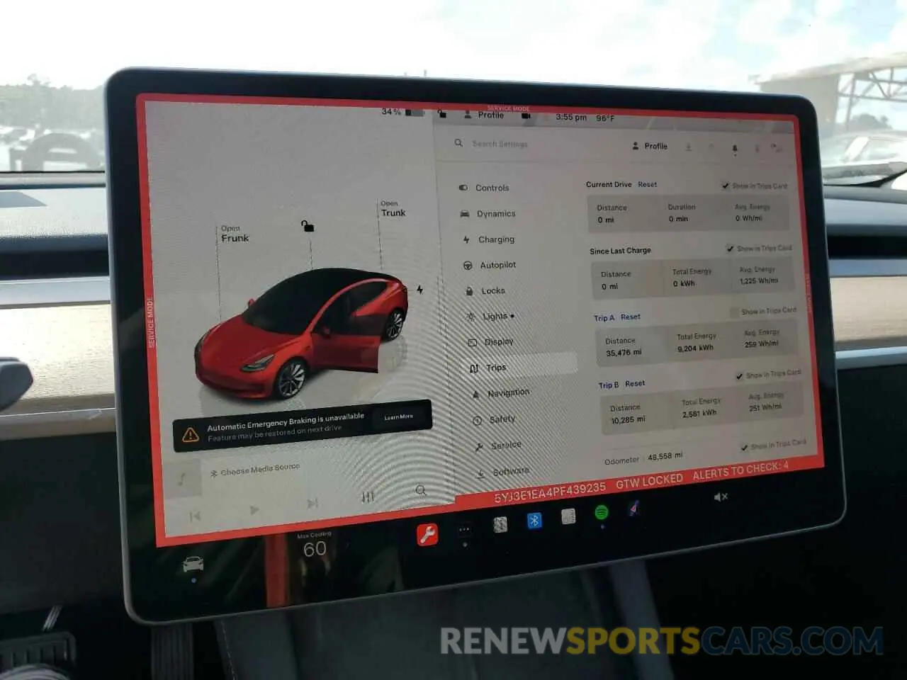 9 Photograph of a damaged car 5YJ3E1EA4PF439235 TESLA MODEL 3 2023