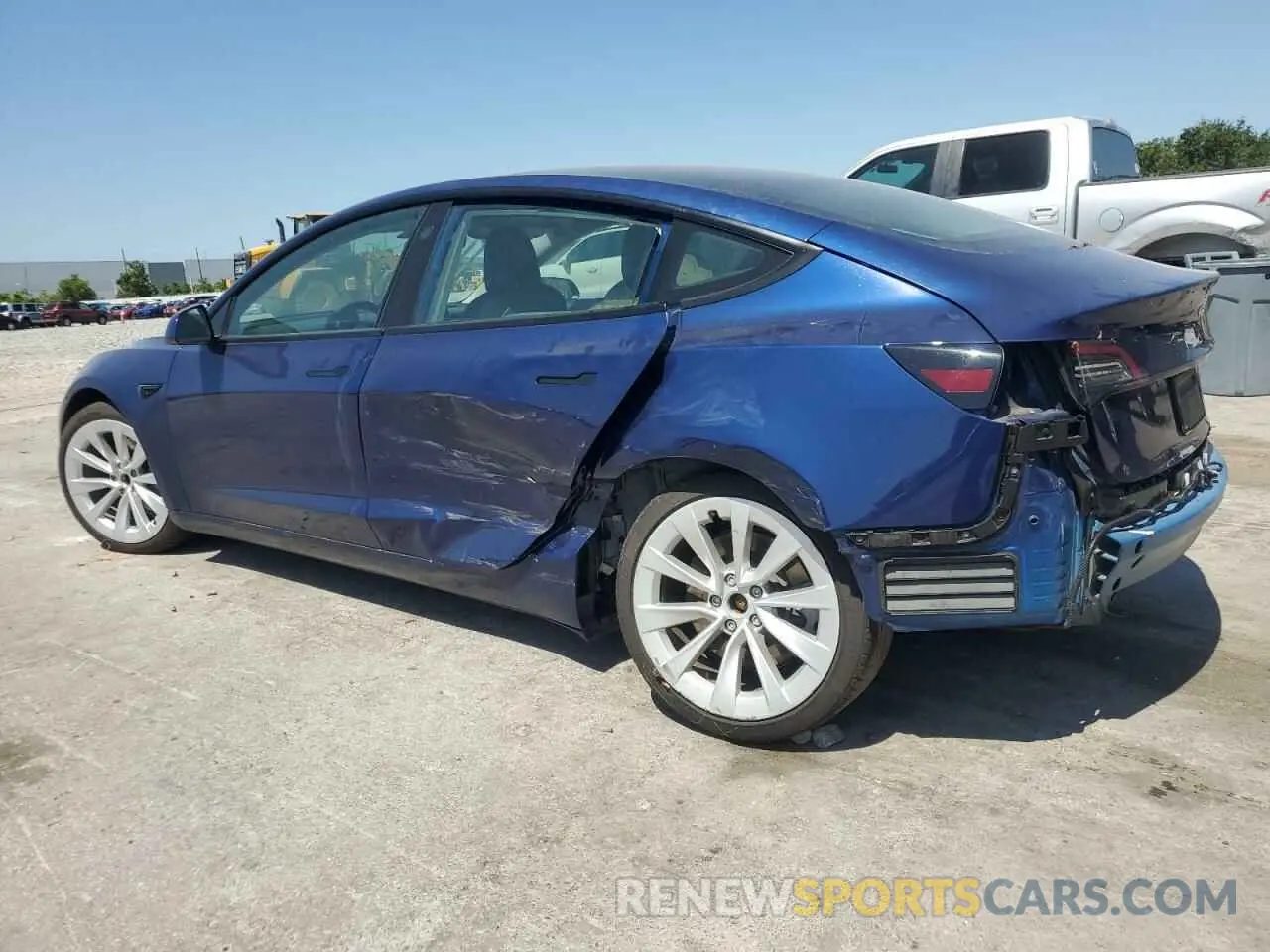 2 Photograph of a damaged car 5YJ3E1EA4PF447125 TESLA MODEL 3 2023