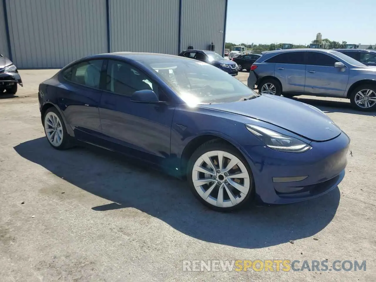 4 Photograph of a damaged car 5YJ3E1EA4PF447125 TESLA MODEL 3 2023