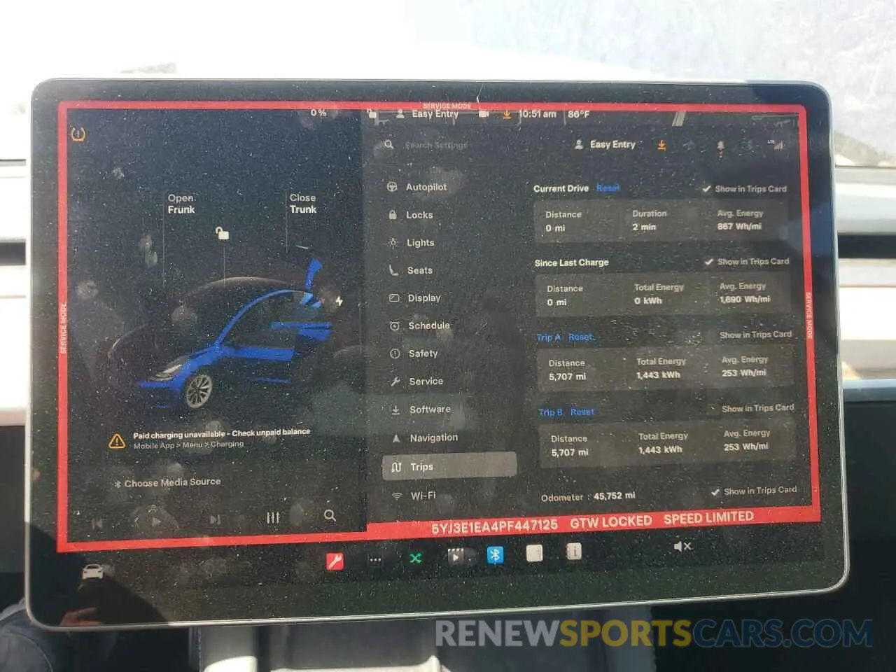 9 Photograph of a damaged car 5YJ3E1EA4PF447125 TESLA MODEL 3 2023