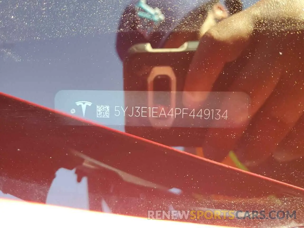 14 Photograph of a damaged car 5YJ3E1EA4PF449134 TESLA MODEL 3 2023