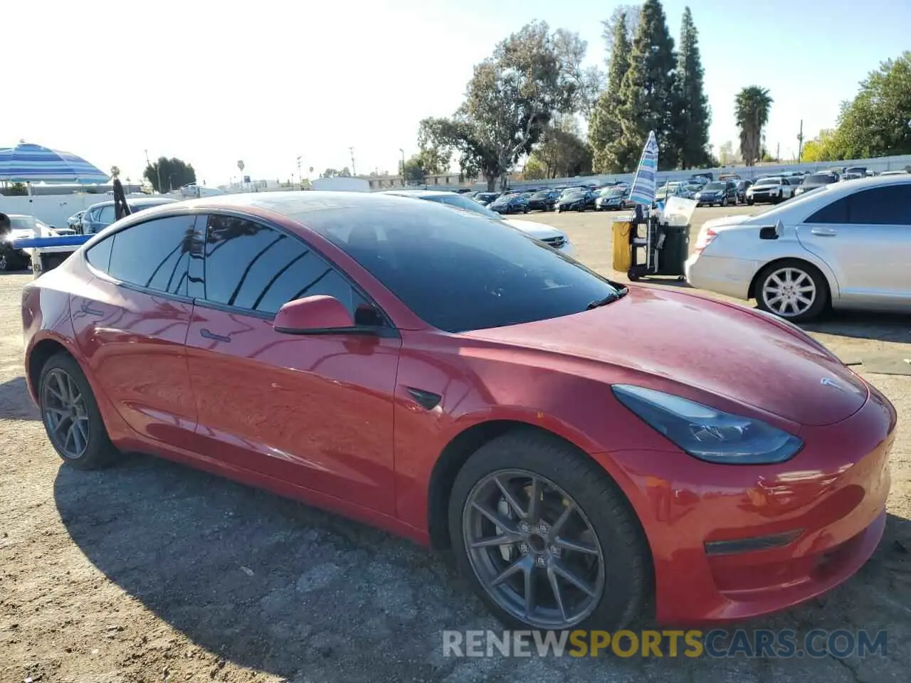 4 Photograph of a damaged car 5YJ3E1EA4PF449134 TESLA MODEL 3 2023