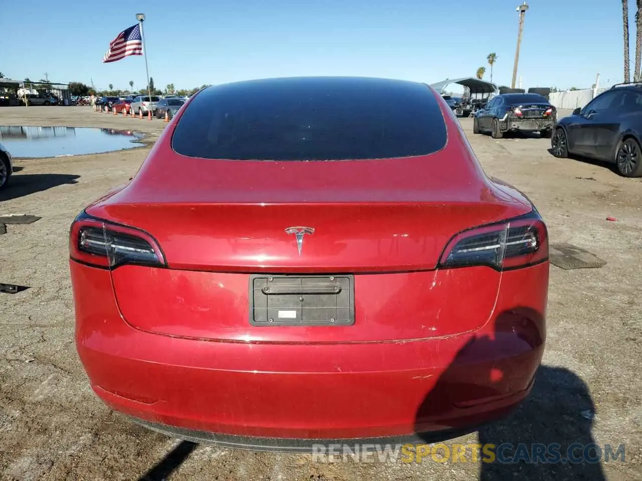 6 Photograph of a damaged car 5YJ3E1EA4PF449134 TESLA MODEL 3 2023