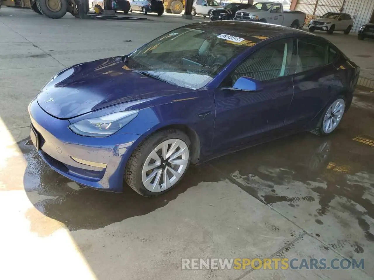 1 Photograph of a damaged car 5YJ3E1EA4PF449389 TESLA MODEL 3 2023