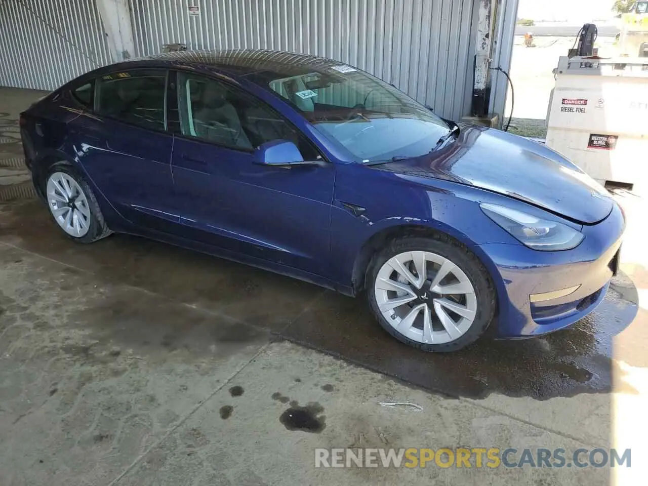 4 Photograph of a damaged car 5YJ3E1EA4PF449389 TESLA MODEL 3 2023