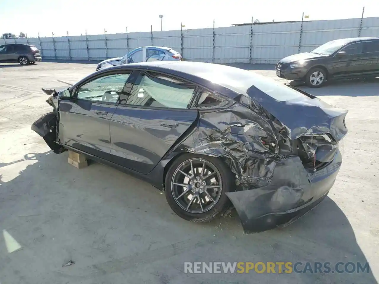 2 Photograph of a damaged car 5YJ3E1EA4PF451577 TESLA MODEL 3 2023