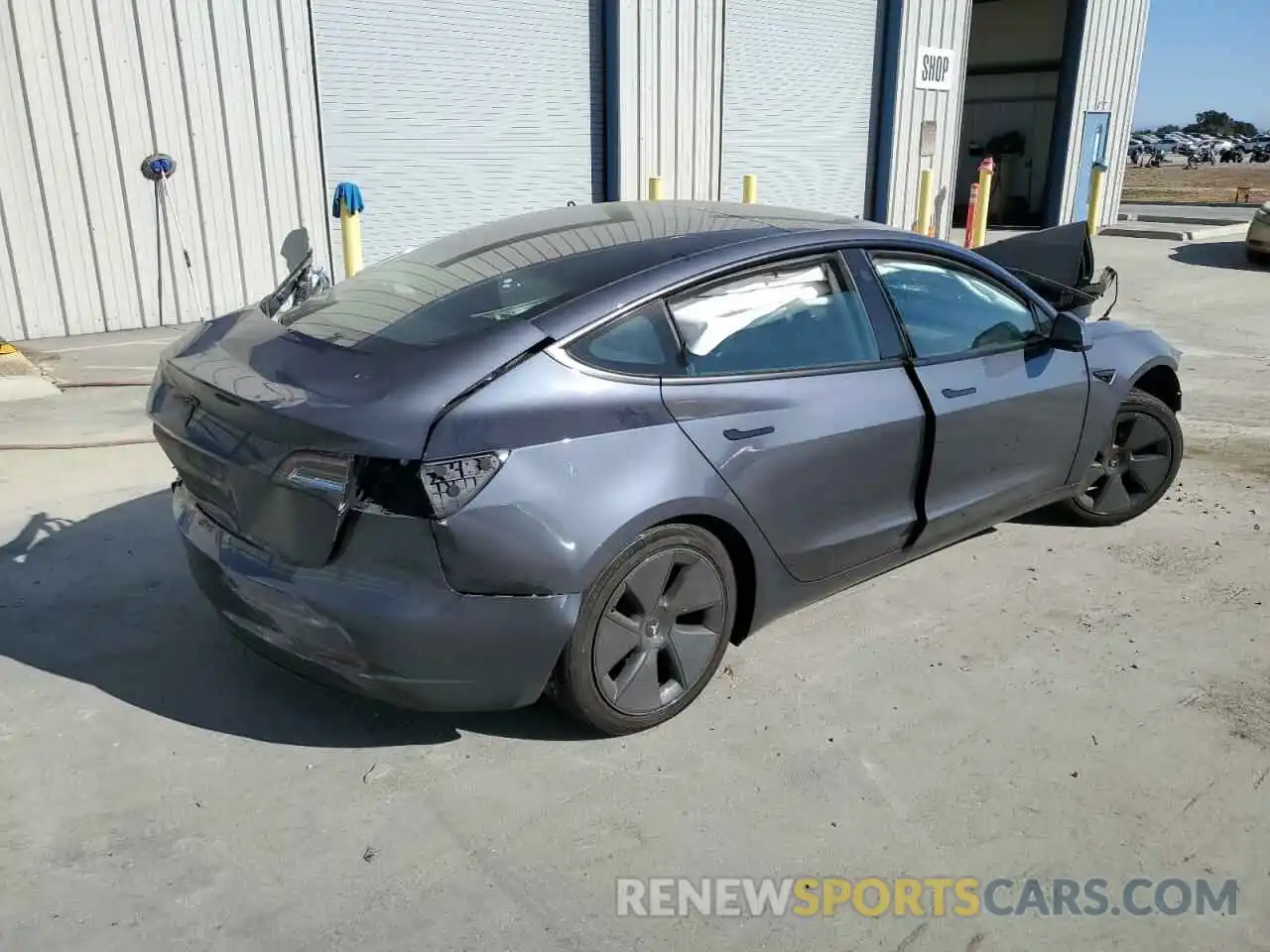 3 Photograph of a damaged car 5YJ3E1EA4PF451577 TESLA MODEL 3 2023