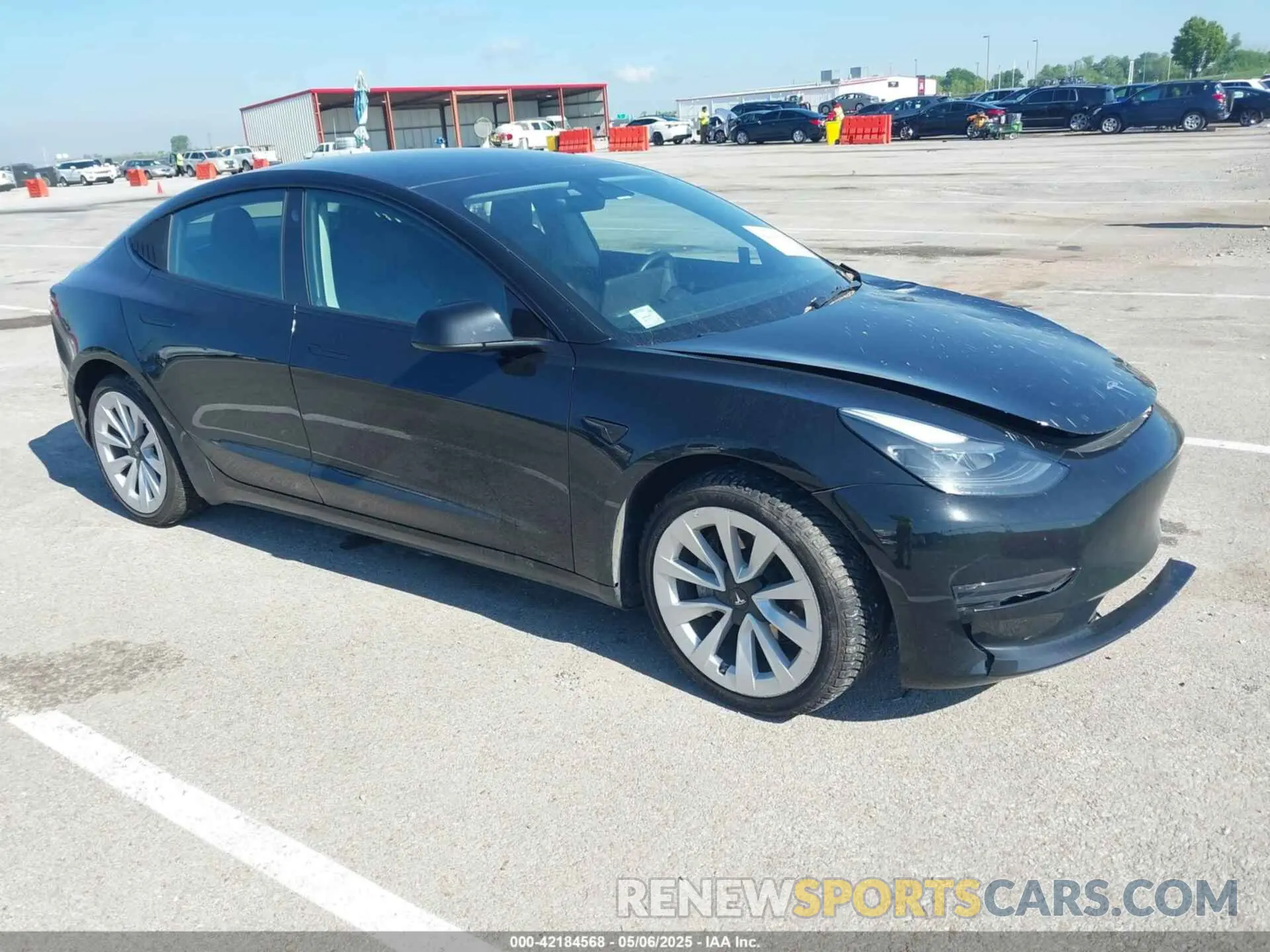 1 Photograph of a damaged car 5YJ3E1EA4PF451787 TESLA MODEL 3 2023