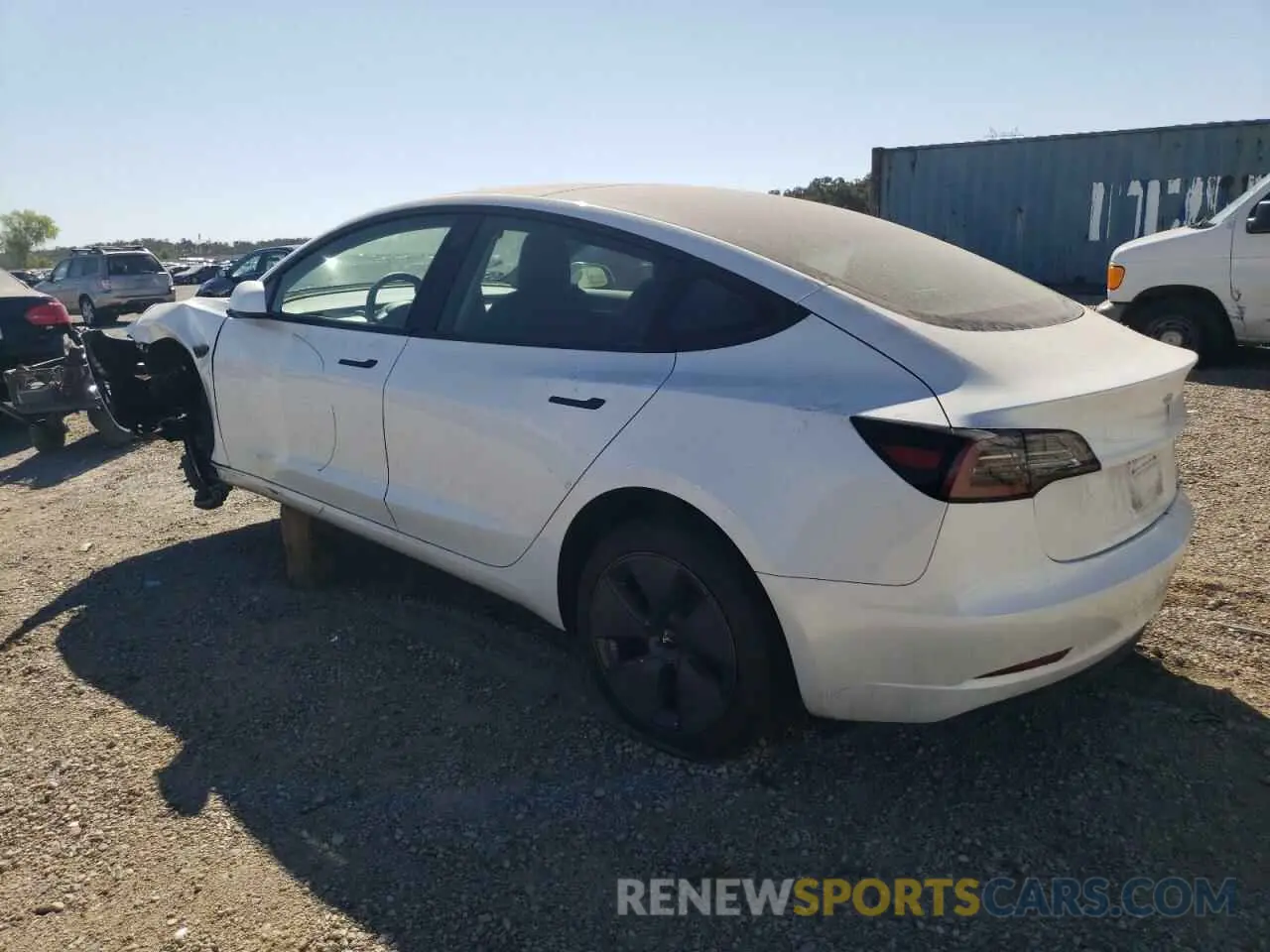 2 Photograph of a damaged car 5YJ3E1EA4PF458819 TESLA MODEL 3 2023