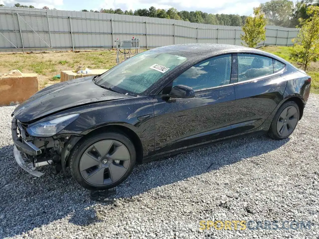 1 Photograph of a damaged car 5YJ3E1EA4PF459226 TESLA MODEL 3 2023
