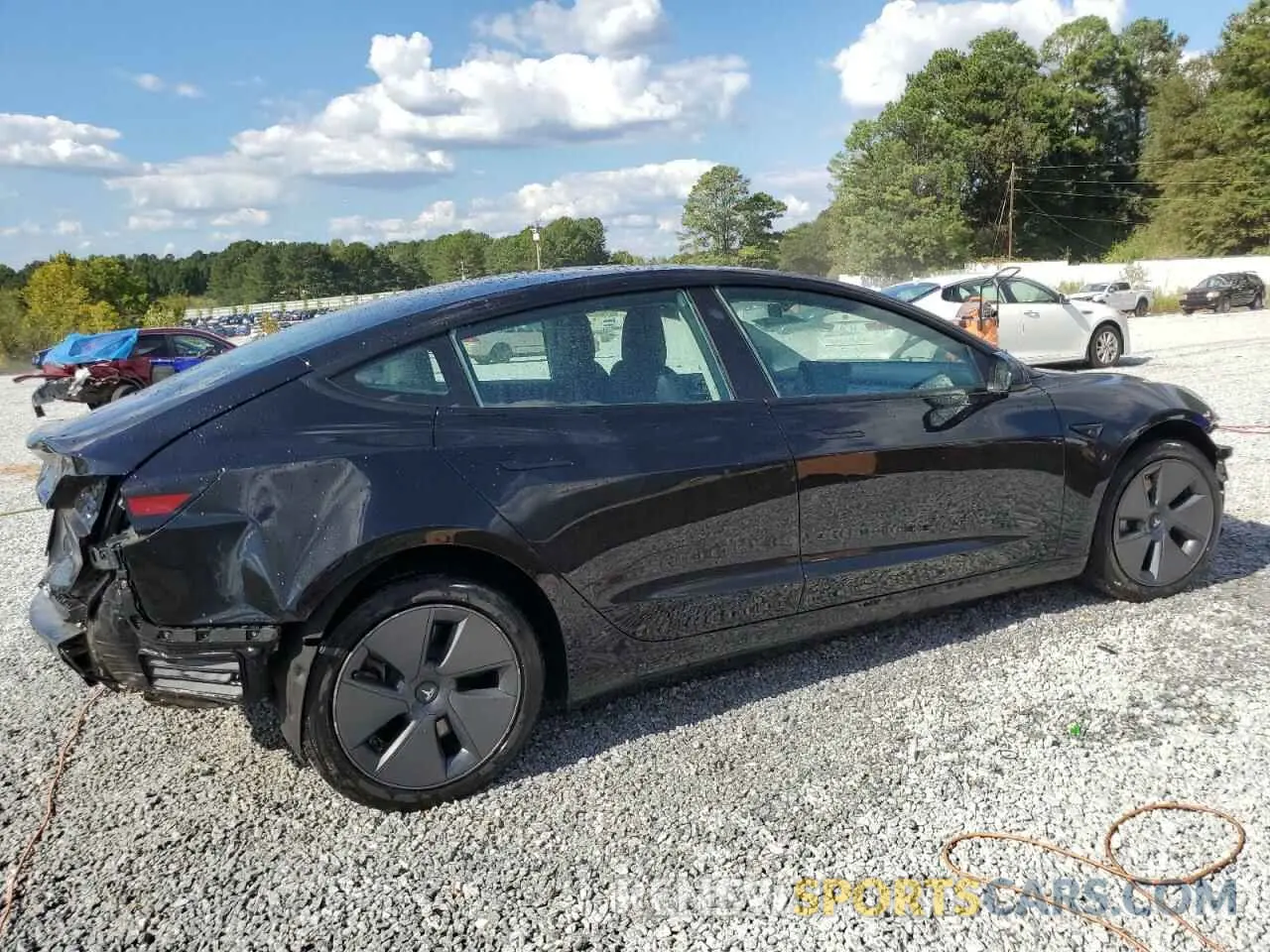 3 Photograph of a damaged car 5YJ3E1EA4PF459226 TESLA MODEL 3 2023