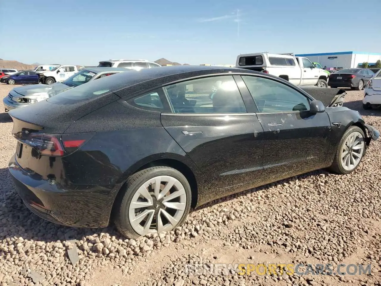 3 Photograph of a damaged car 5YJ3E1EA4PF459775 TESLA MODEL 3 2023
