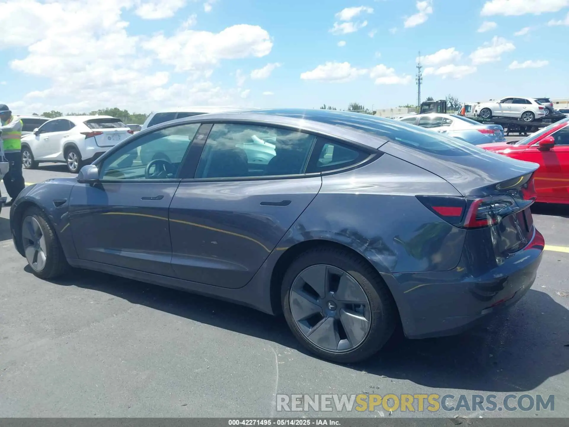 6 Photograph of a damaged car 5YJ3E1EA4PF461624 TESLA MODEL 3 2023