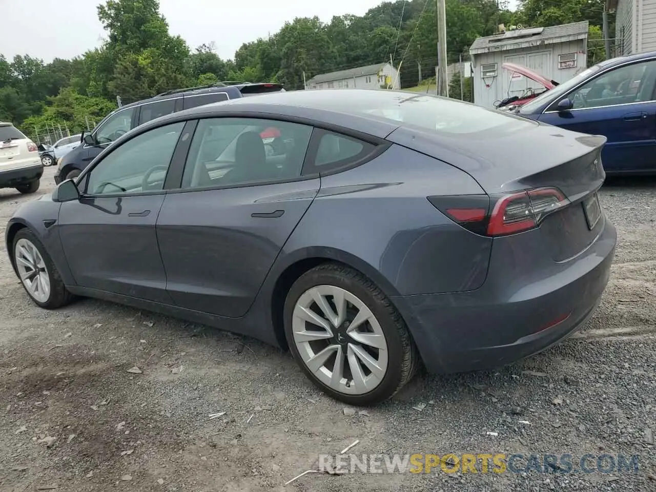 2 Photograph of a damaged car 5YJ3E1EA4PF465172 TESLA MODEL 3 2023