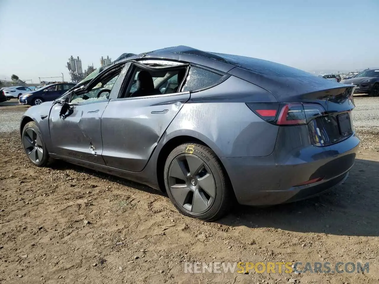 2 Photograph of a damaged car 5YJ3E1EA4PF465284 TESLA MODEL 3 2023