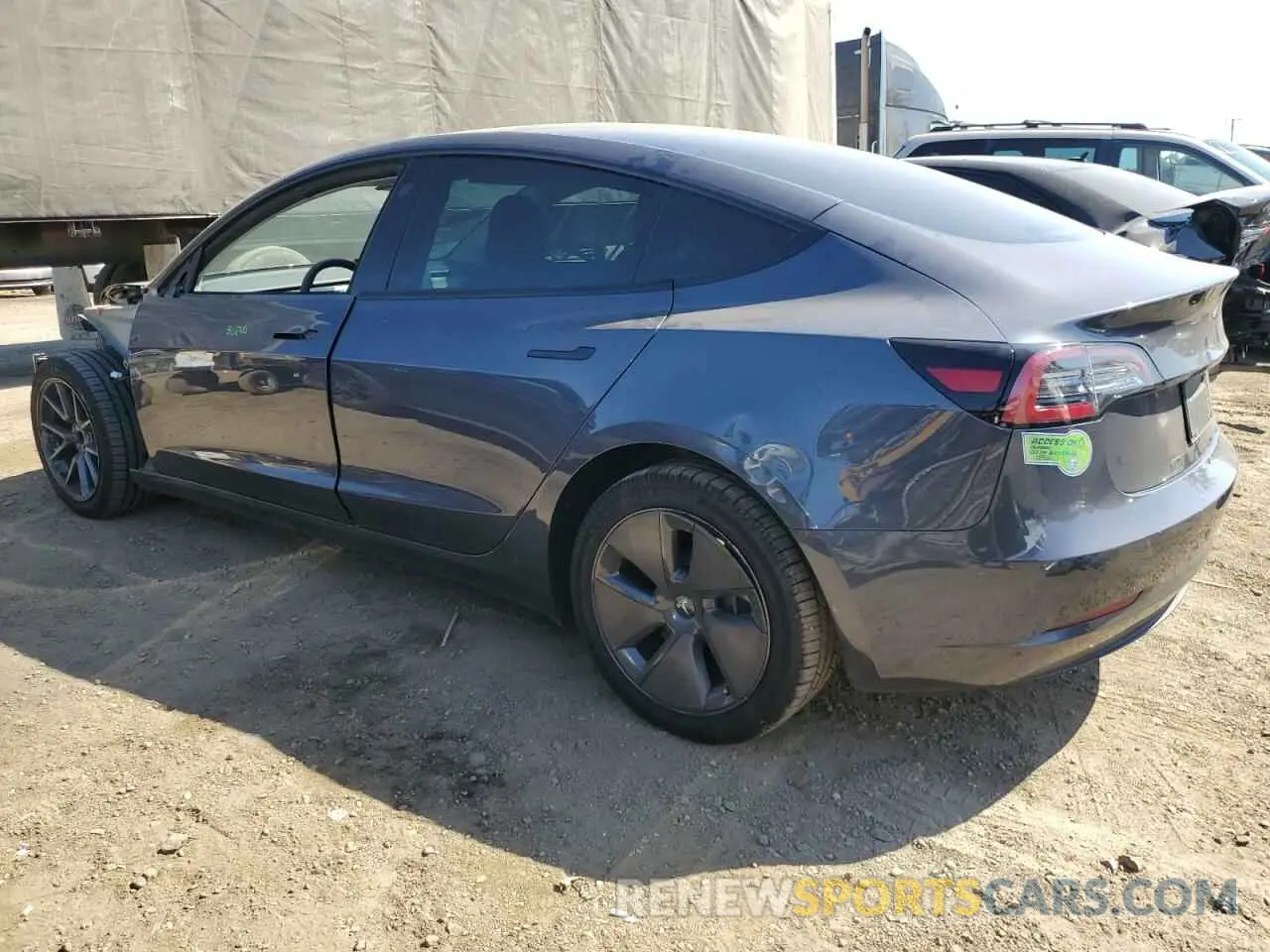 2 Photograph of a damaged car 5YJ3E1EA4PF466113 TESLA MODEL 3 2023