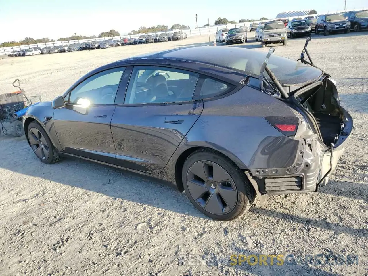 2 Photograph of a damaged car 5YJ3E1EA4PF495417 TESLA MODEL 3 2023