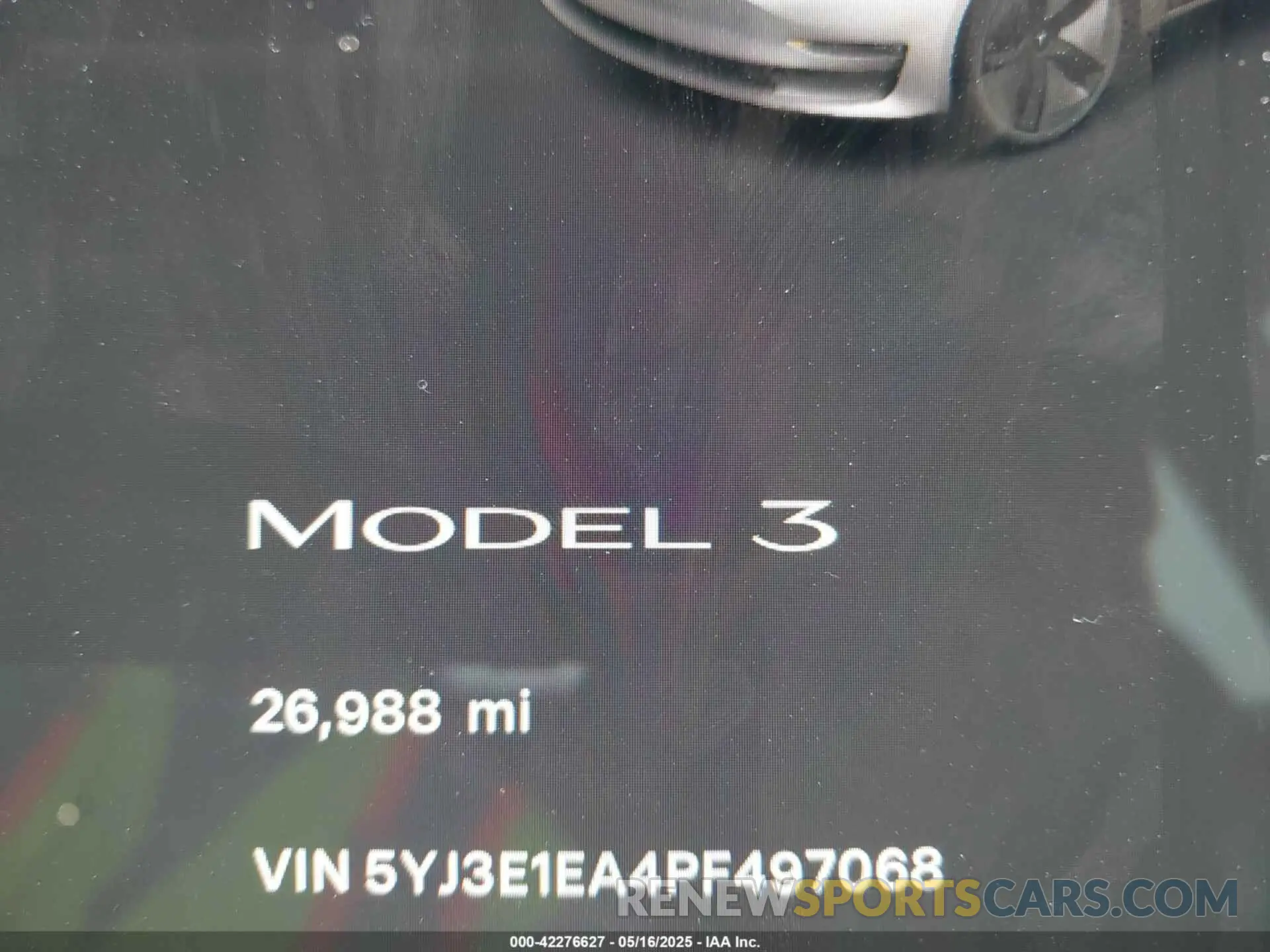 15 Photograph of a damaged car 5YJ3E1EA4PF497068 TESLA MODEL 3 2023