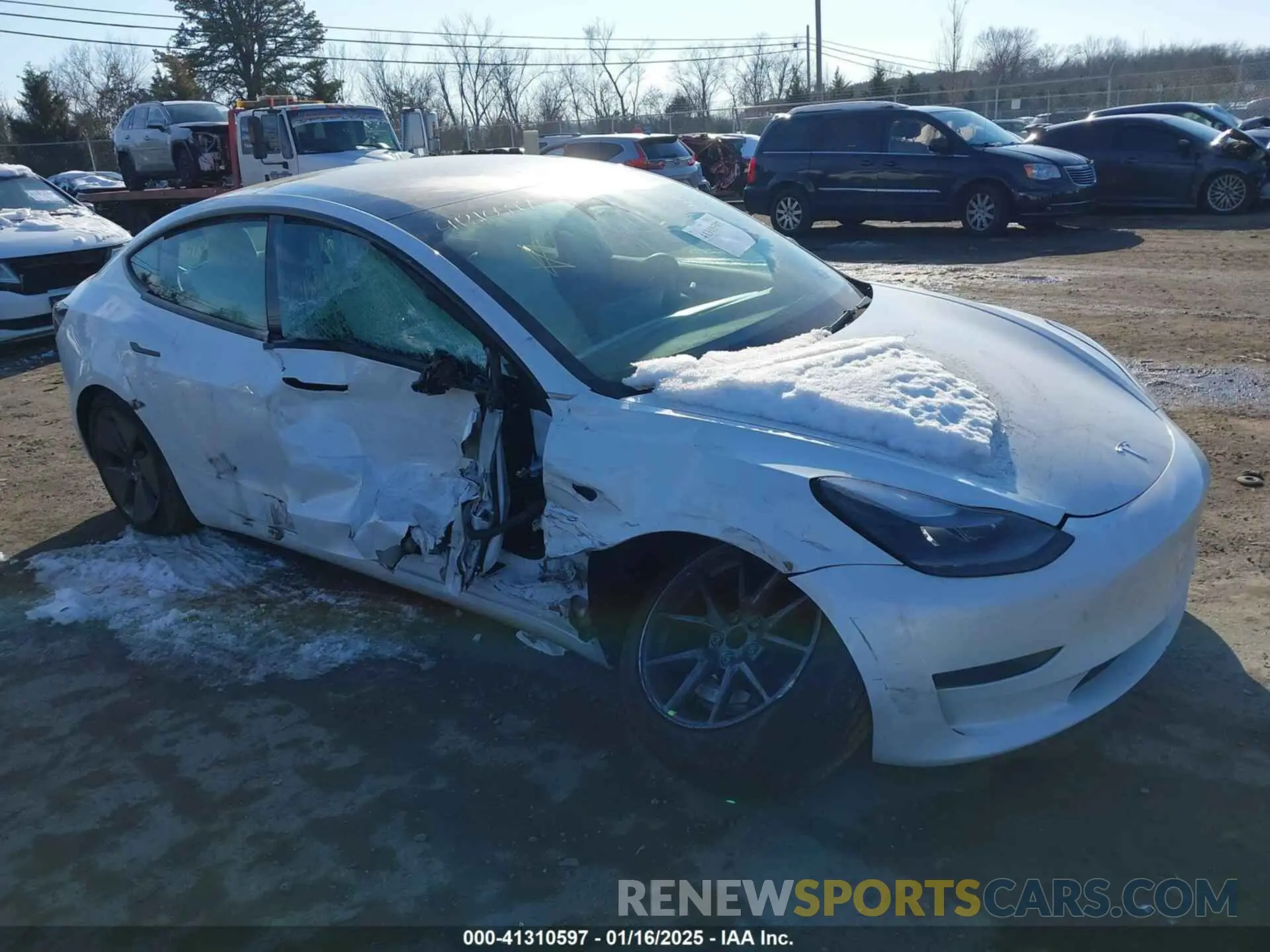 1 Photograph of a damaged car 5YJ3E1EA4PF505850 TESLA MODEL 3 2023