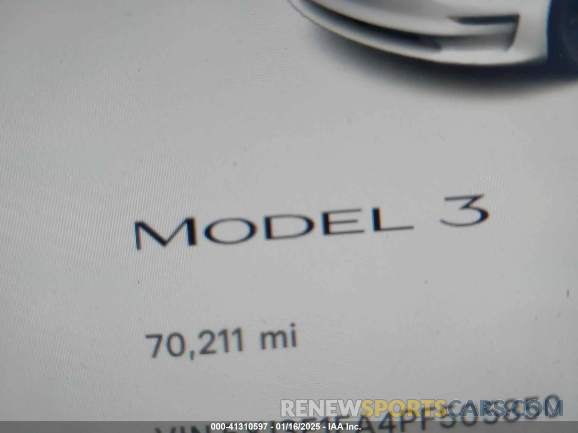 15 Photograph of a damaged car 5YJ3E1EA4PF505850 TESLA MODEL 3 2023