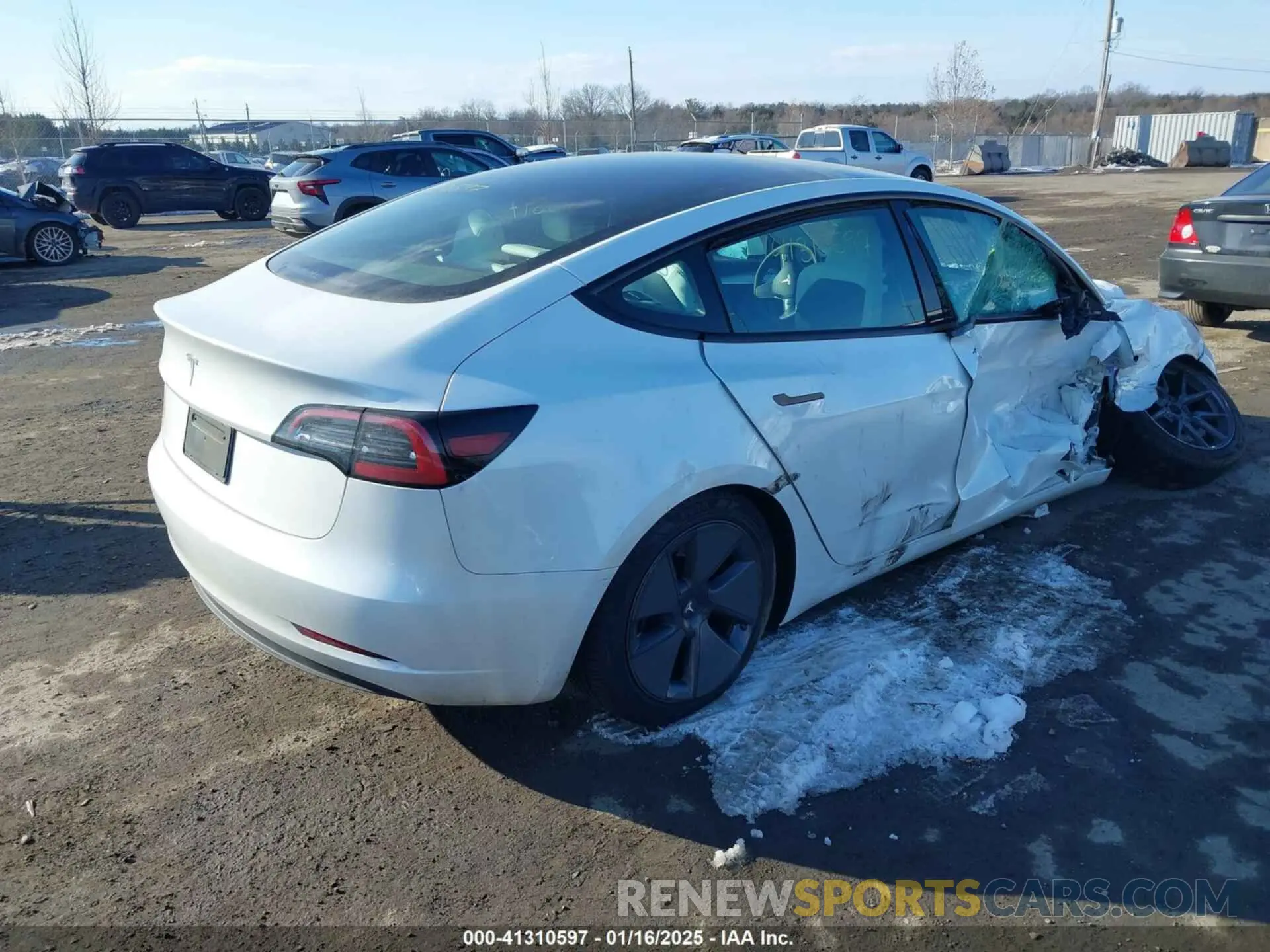 4 Photograph of a damaged car 5YJ3E1EA4PF505850 TESLA MODEL 3 2023