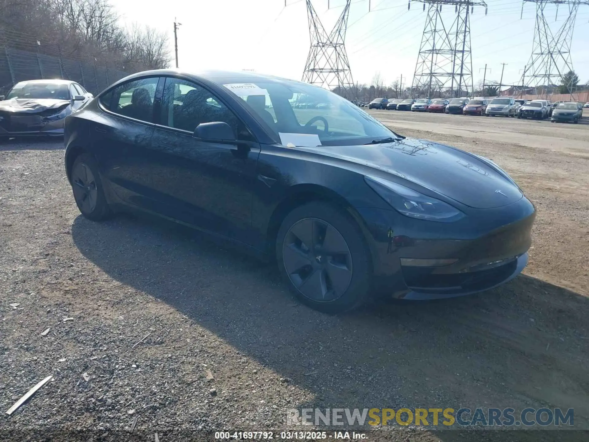 1 Photograph of a damaged car 5YJ3E1EA4PF509459 TESLA MODEL 3 2023