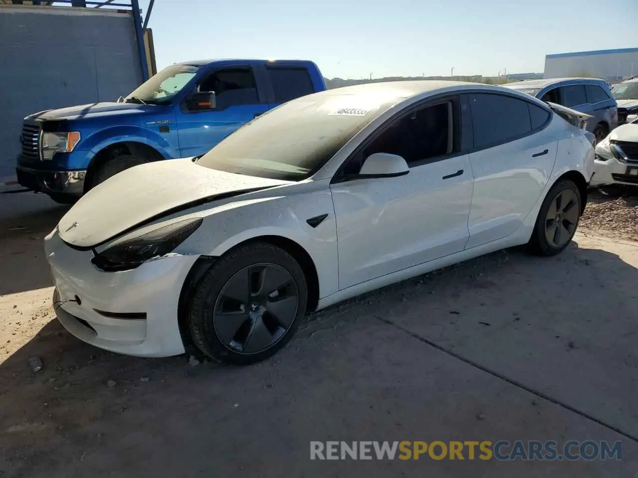 1 Photograph of a damaged car 5YJ3E1EA4PF510451 TESLA MODEL 3 2023