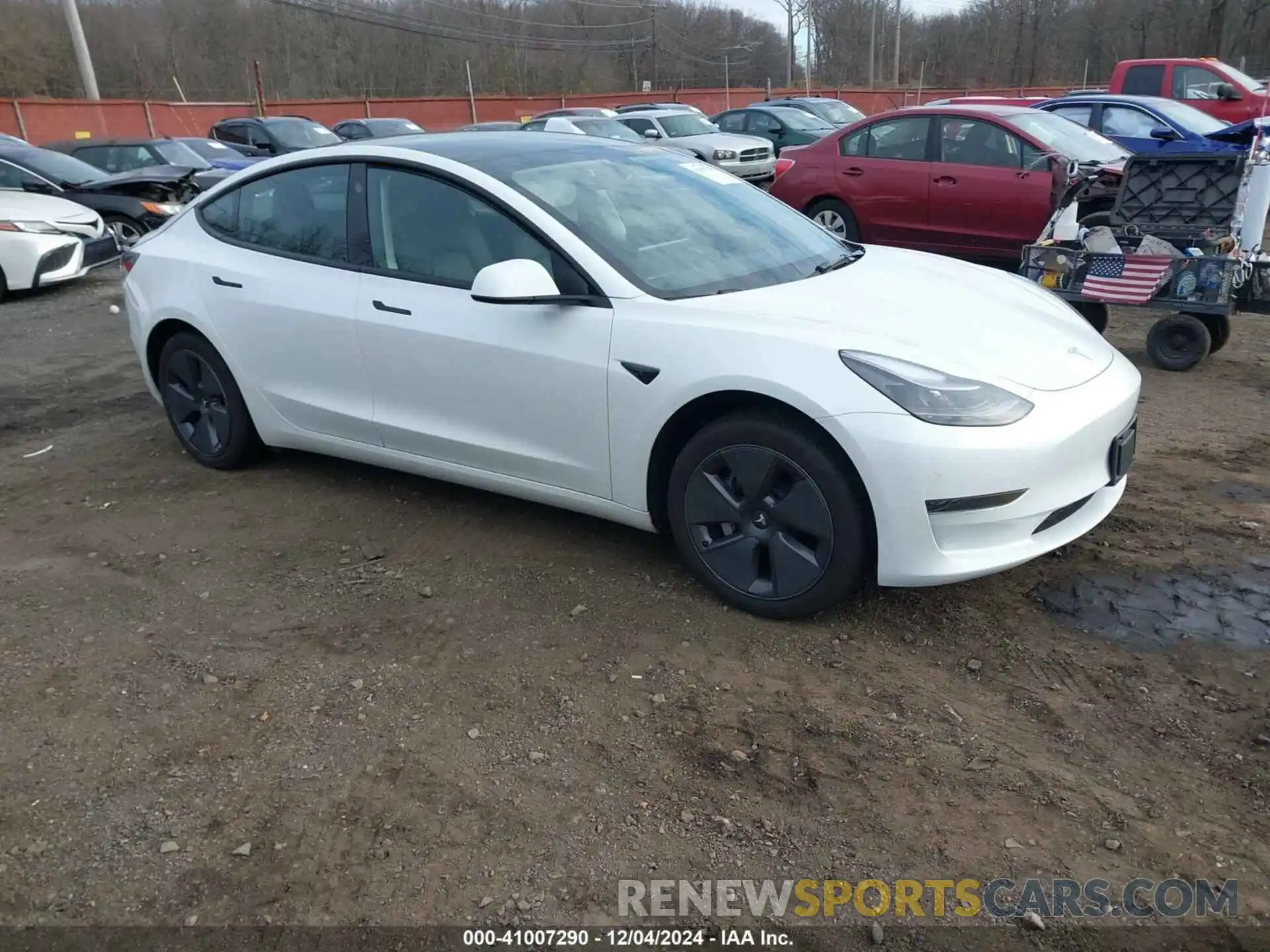 1 Photograph of a damaged car 5YJ3E1EA4PF510661 TESLA MODEL 3 2023