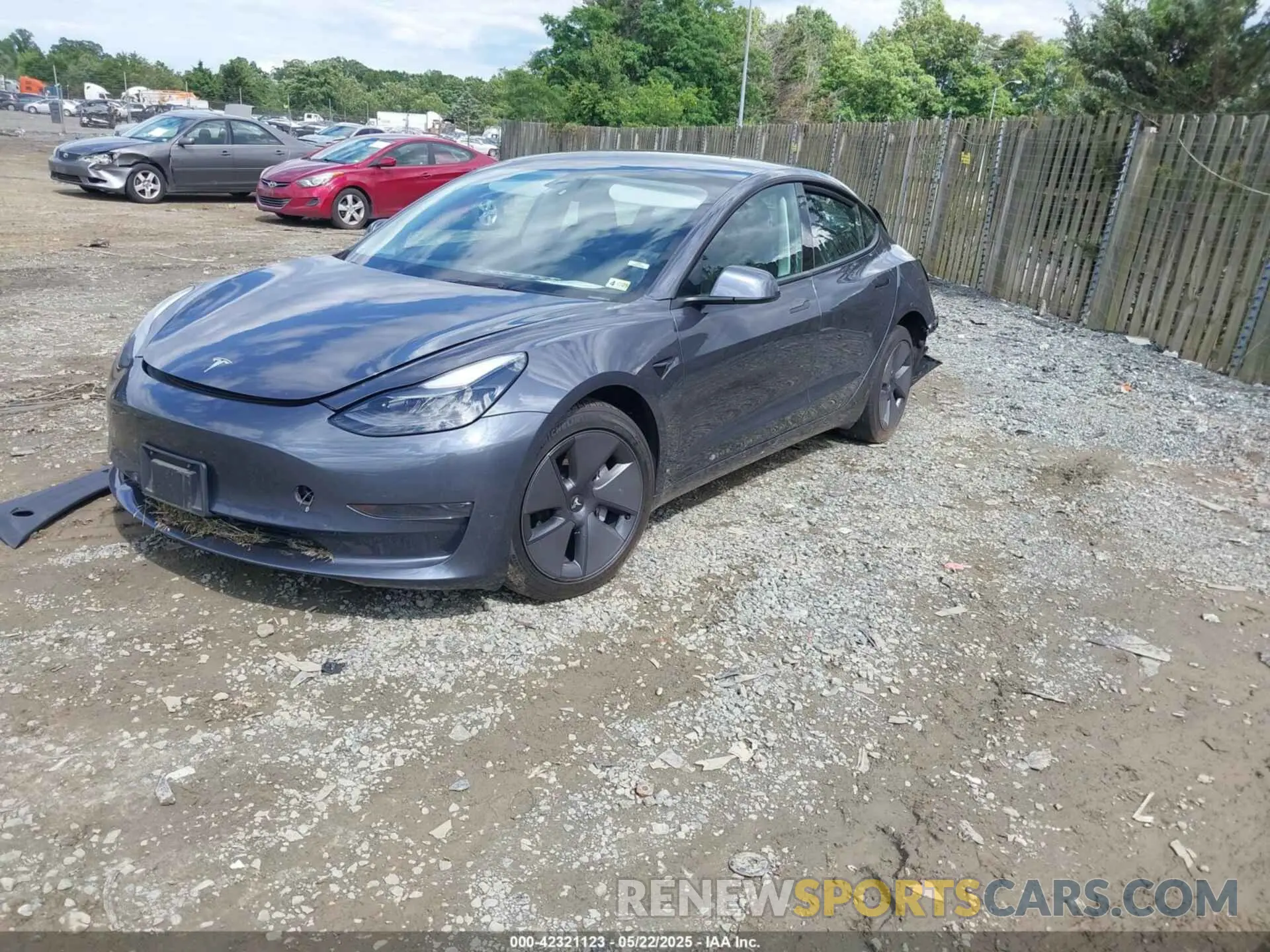 2 Photograph of a damaged car 5YJ3E1EA4PF515844 TESLA MODEL 3 2023