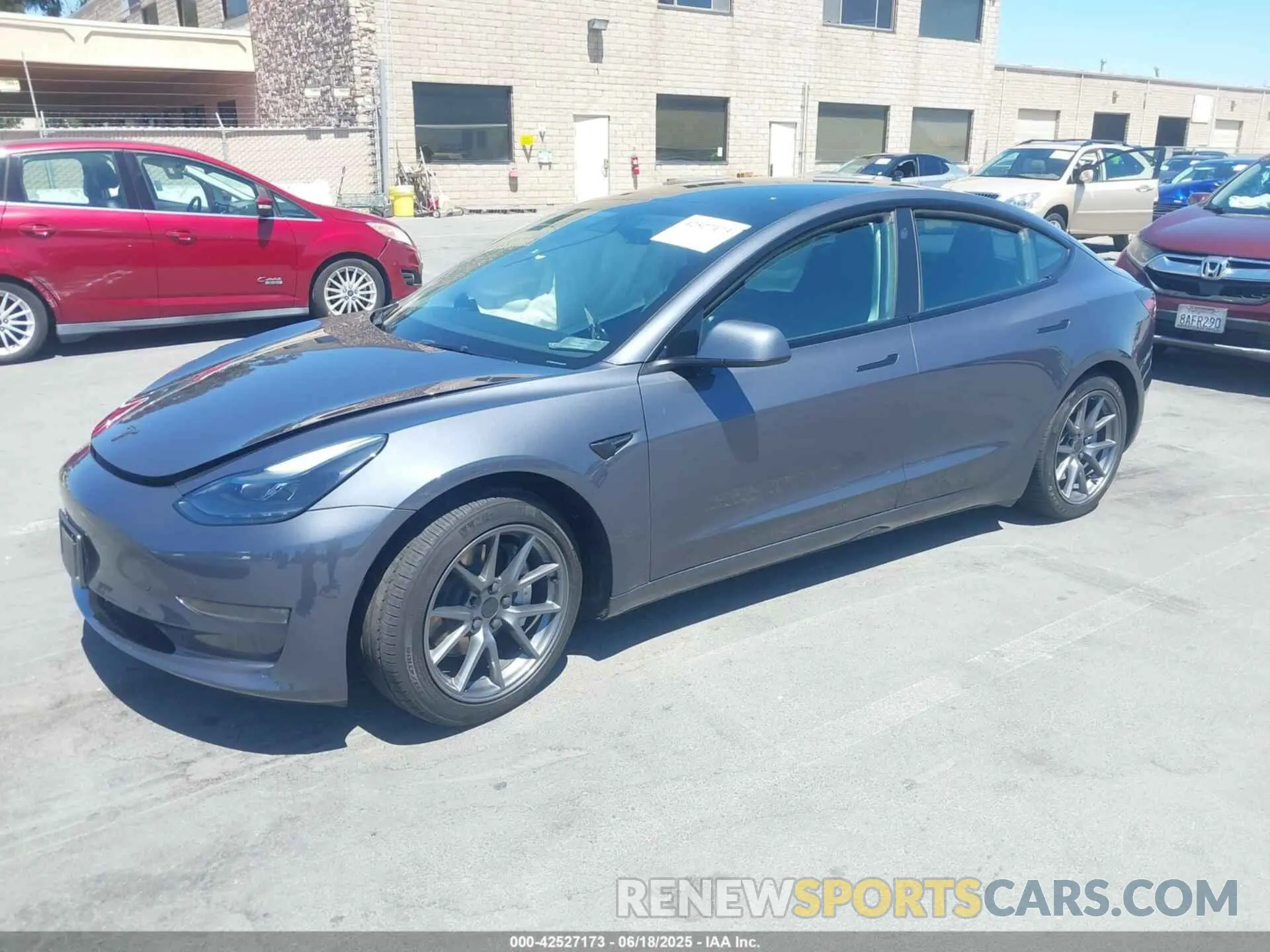 2 Photograph of a damaged car 5YJ3E1EA4PF545281 TESLA MODEL 3 2023